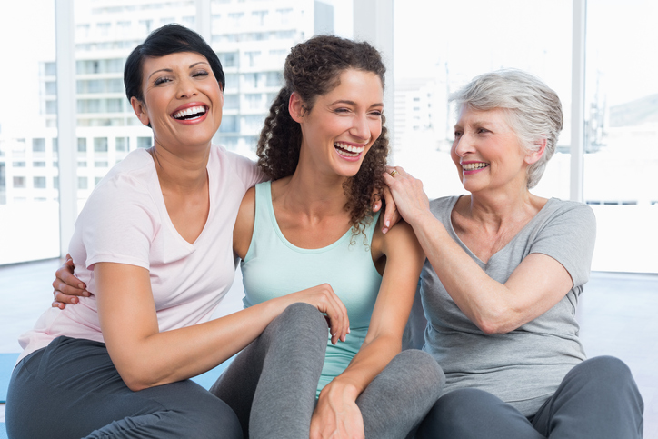 Happy Women at Therapy